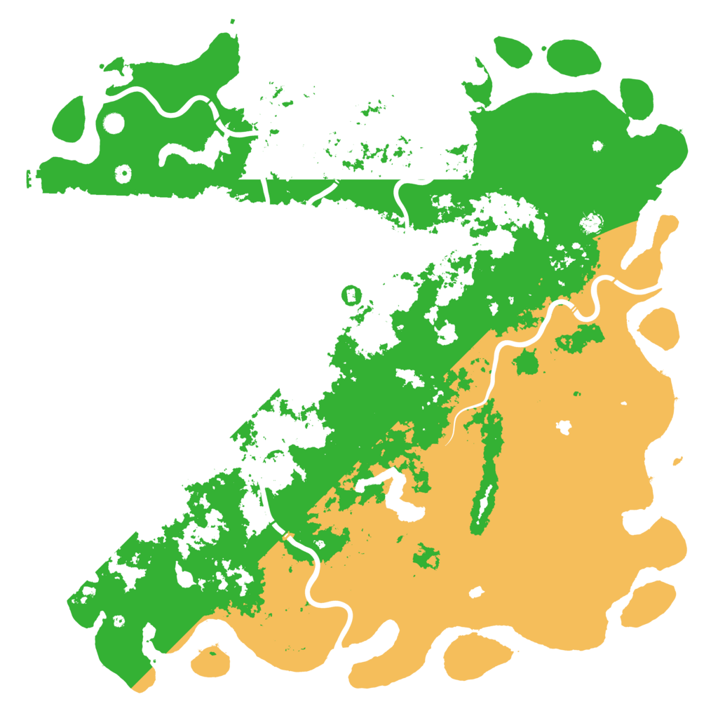 Biome Rust Map: Procedural Map, Size: 6000, Seed: 174702431