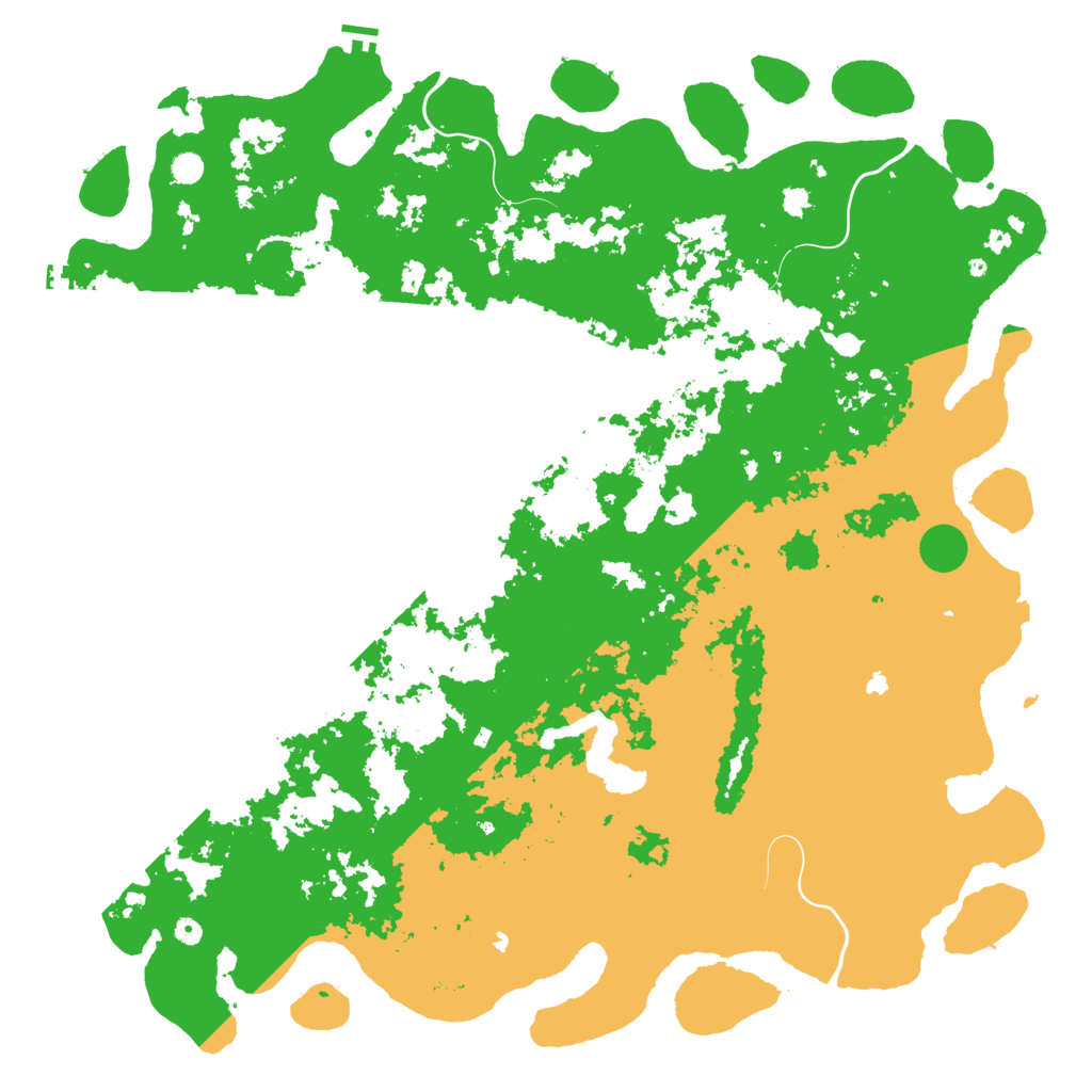 Biome Rust Map: Procedural Map, Size: 6000, Seed: 174702431