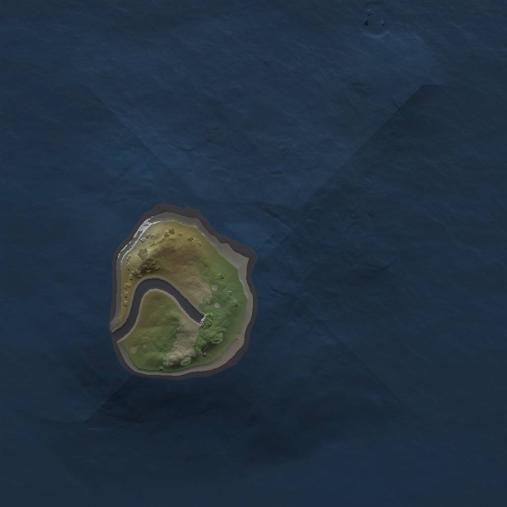 Rust Map: Procedural Map, Size: 1100, Seed: 2, 3 Monuments