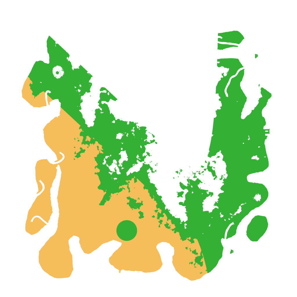 Biome Rust Map: Procedural Map, Size: 3800, Seed: 92709