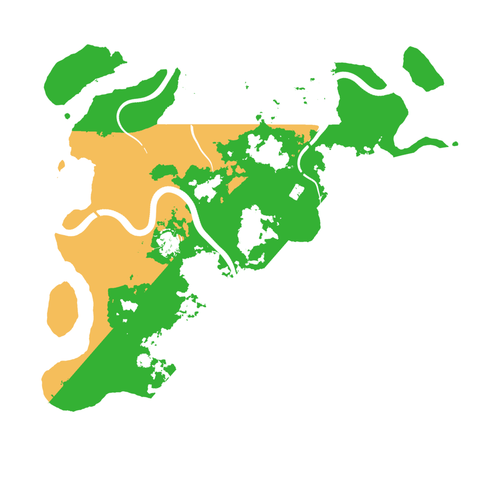 Biome Rust Map: Procedural Map, Size: 3500, Seed: 5412
