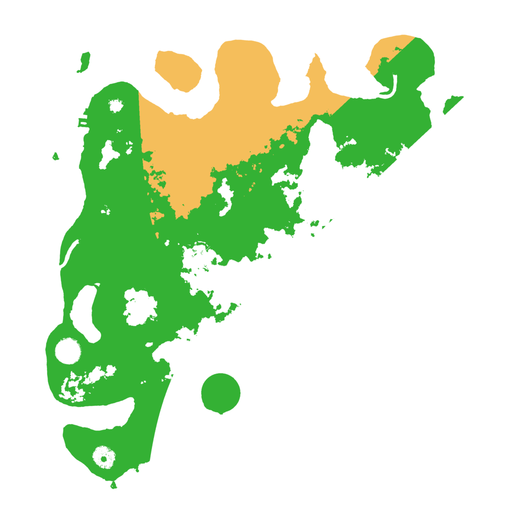 Biome Rust Map: Procedural Map, Size: 3500, Seed: 2043036674