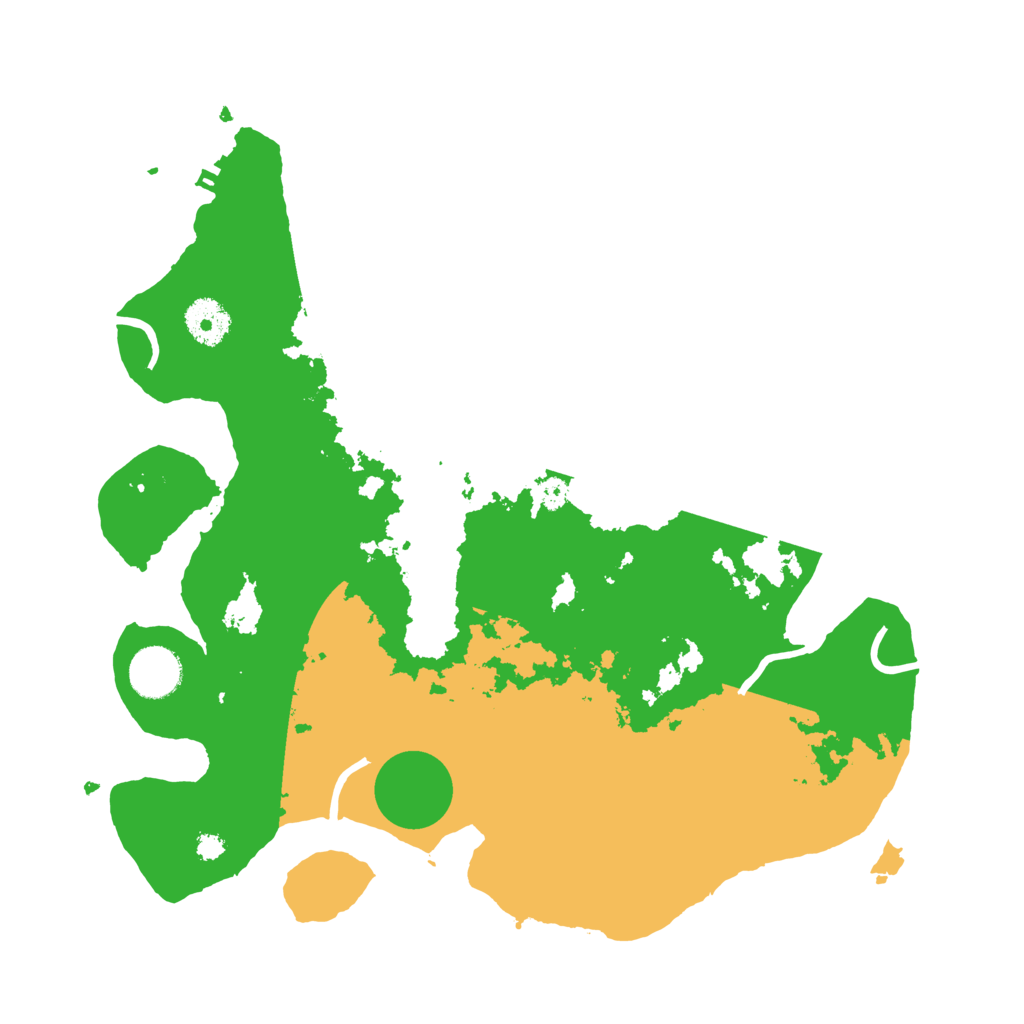 Biome Rust Map: Procedural Map, Size: 3459, Seed: 13825