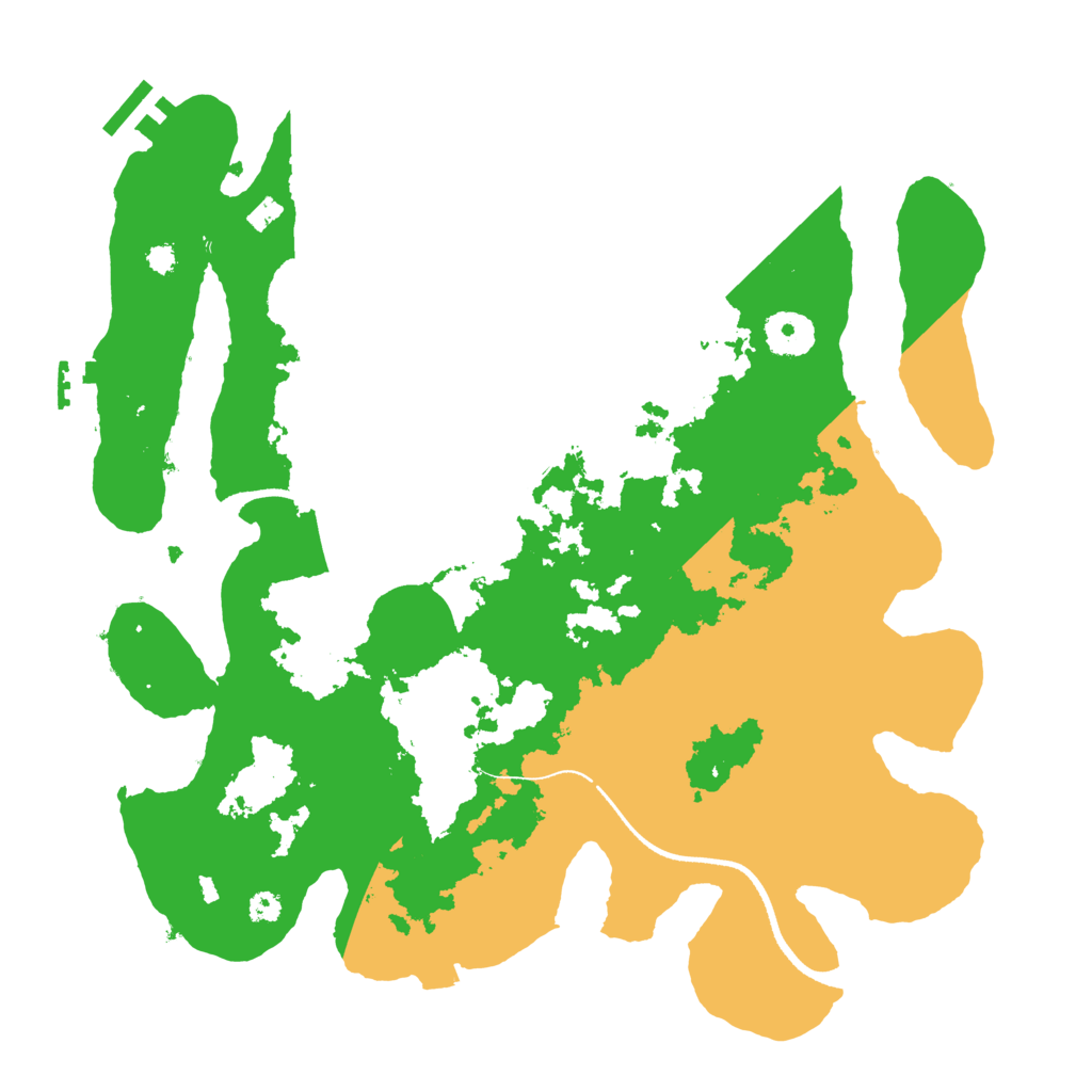 Biome Rust Map: Procedural Map, Size: 3436, Seed: 13923