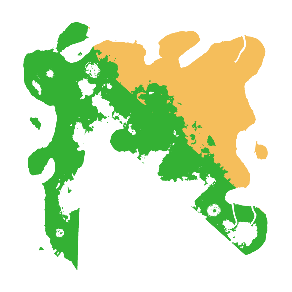 Biome Rust Map: Procedural Map, Size: 3500, Seed: 13623763