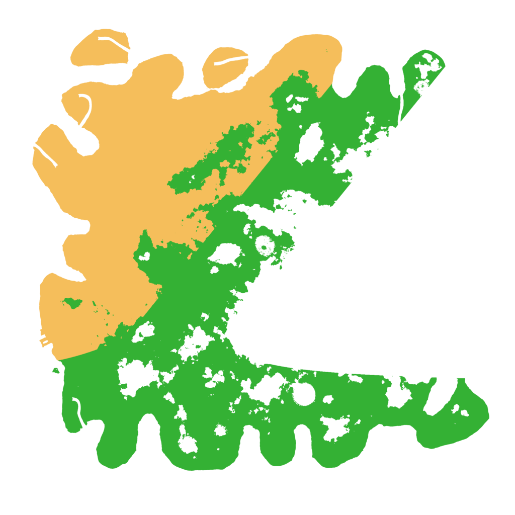 Biome Rust Map: Procedural Map, Size: 4000, Seed: 7377