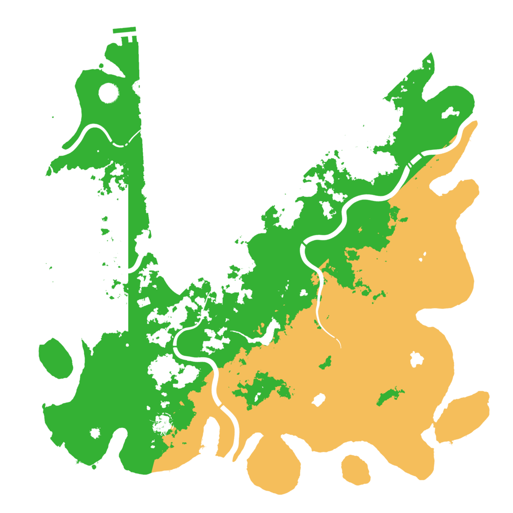 Biome Rust Map: Procedural Map, Size: 4500, Seed: 13923