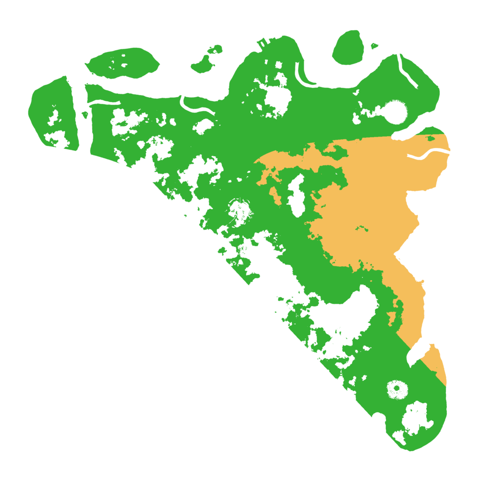 Biome Rust Map: Procedural Map, Size: 3700, Seed: 1625766032