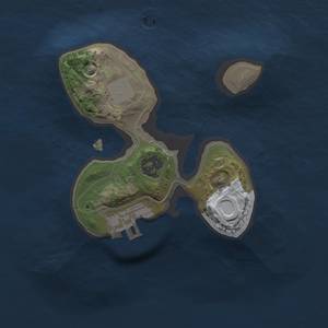 Thumbnail Rust Map: Procedural Map, Size: 1500, Seed: 15486, 5 Monuments