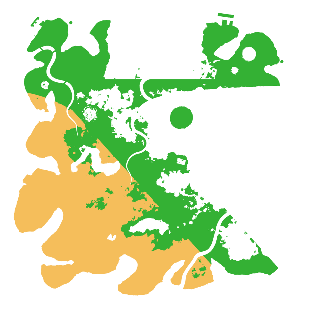Biome Rust Map: Procedural Map, Size: 4000, Seed: 792269966