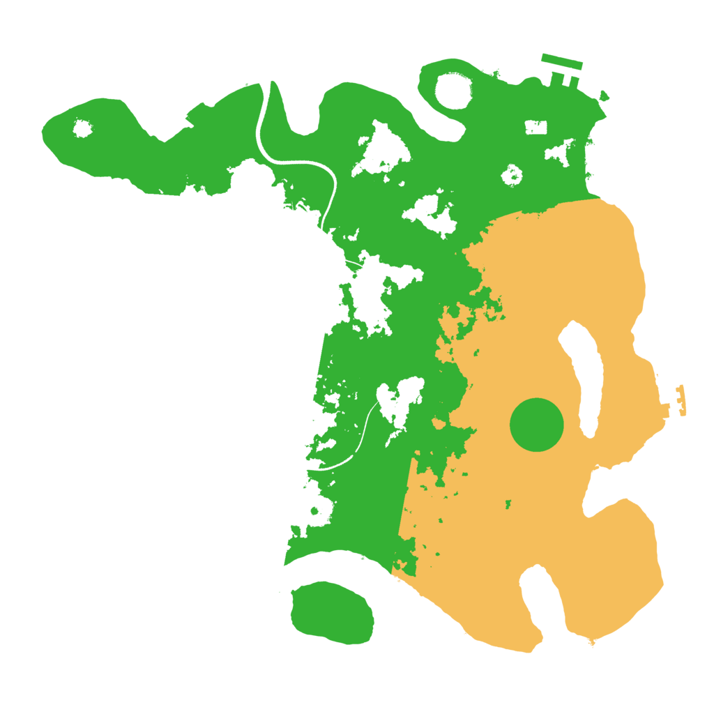 Biome Rust Map: Procedural Map, Size: 3500, Seed: 1306026916