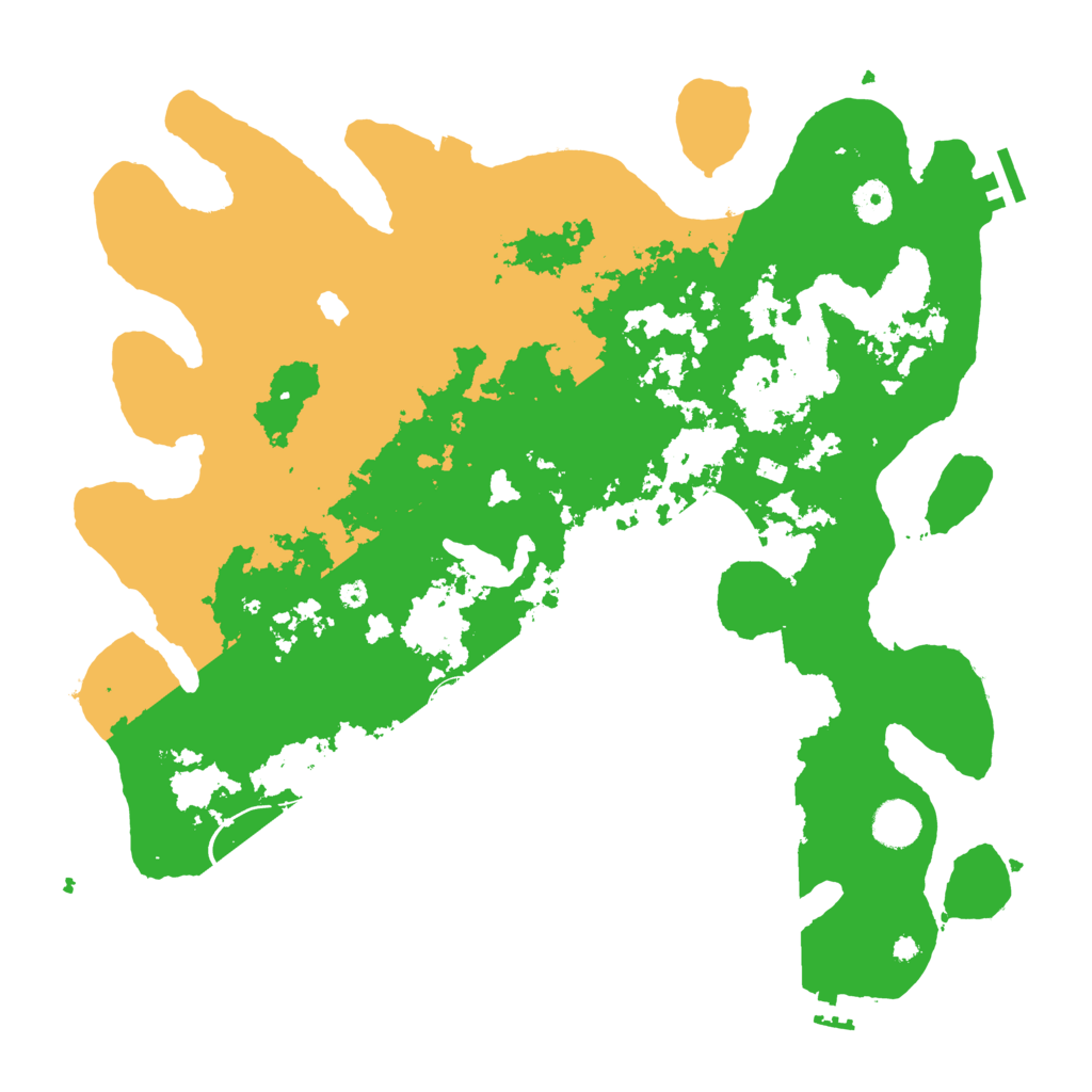 Biome Rust Map: Procedural Map, Size: 4000, Seed: 100281256