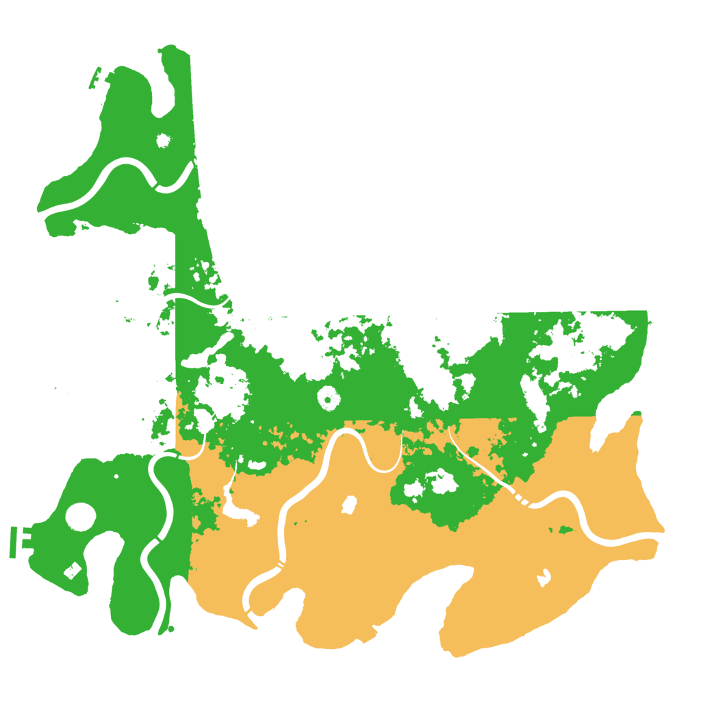 Biome Rust Map: Procedural Map, Size: 4500, Seed: 364389321