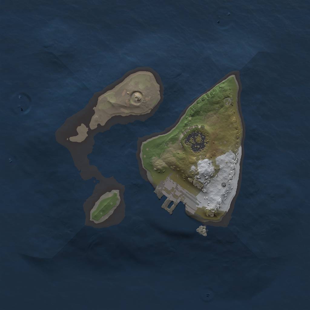 Rust Map: Procedural Map, Size: 1500, Seed: 9082000, 5 Monuments