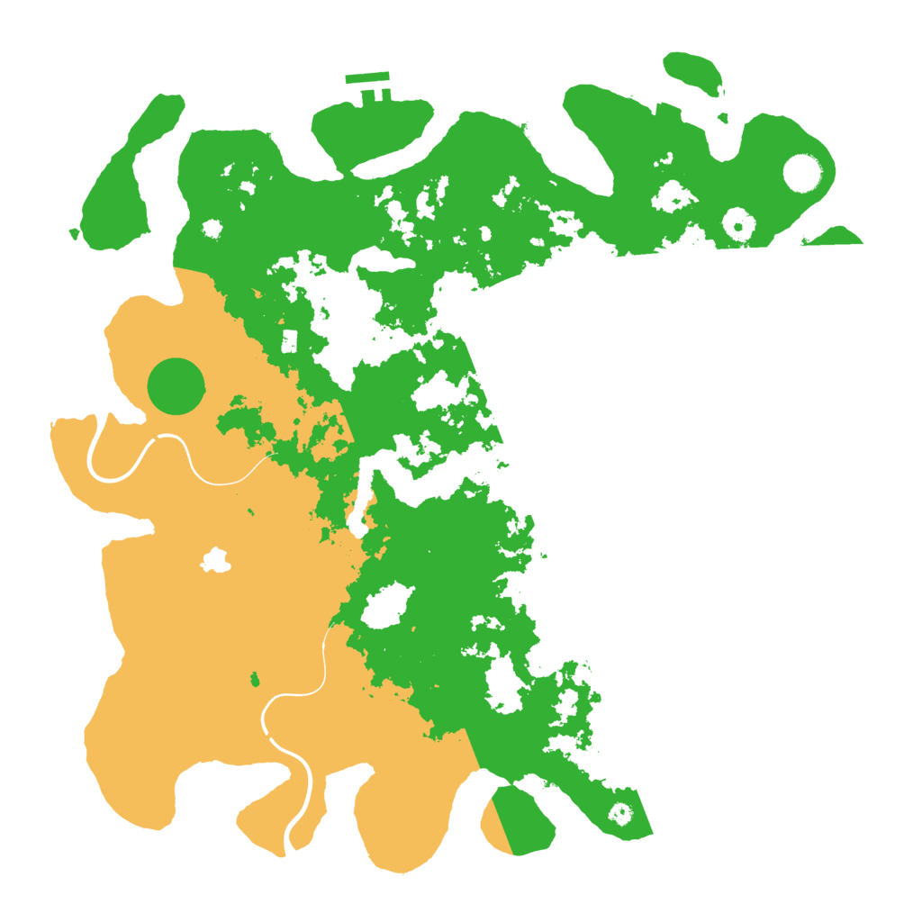 Biome Rust Map: Procedural Map, Size: 4250, Seed: 939609708