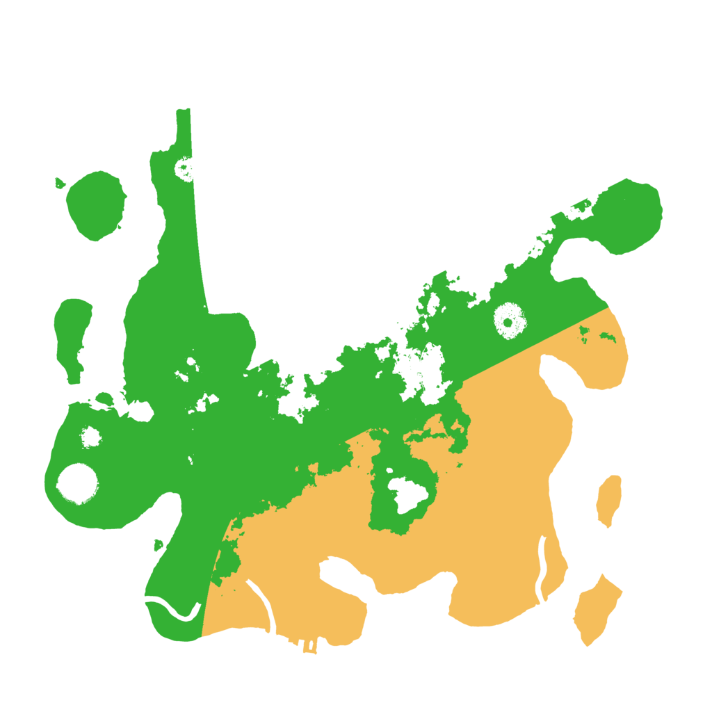 Biome Rust Map: Procedural Map, Size: 3200, Seed: 2004