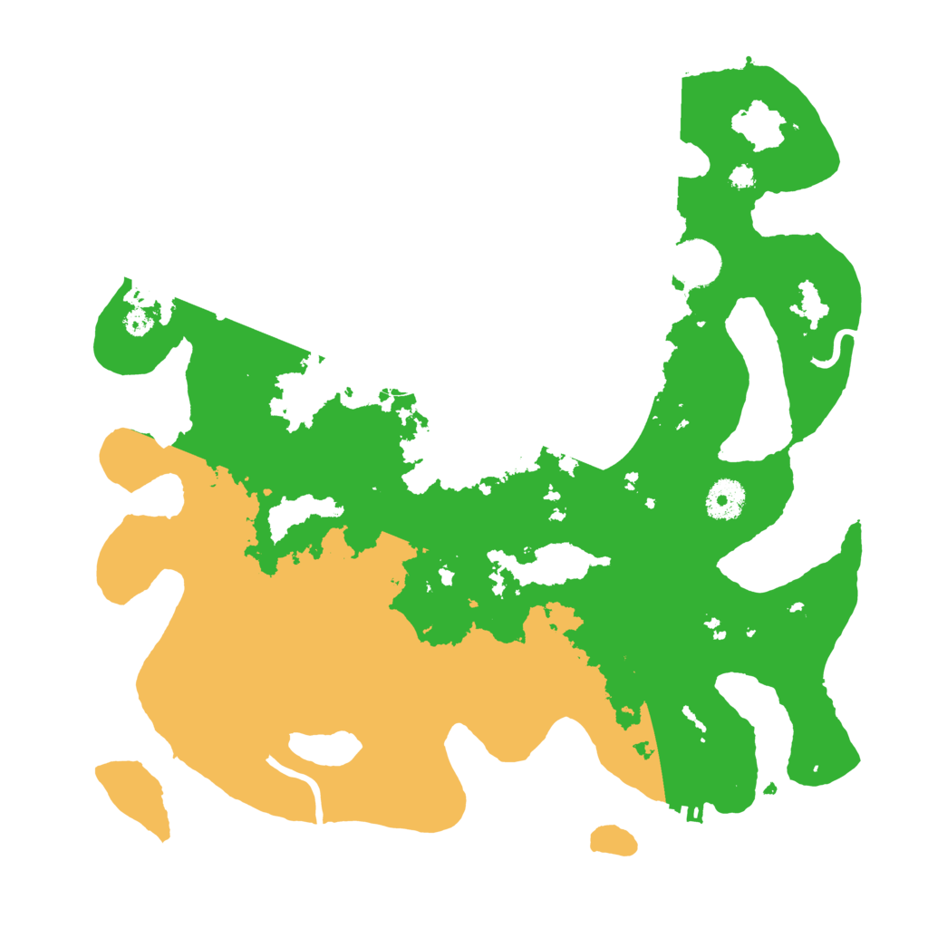 Biome Rust Map: Procedural Map, Size: 3500, Seed: 256044