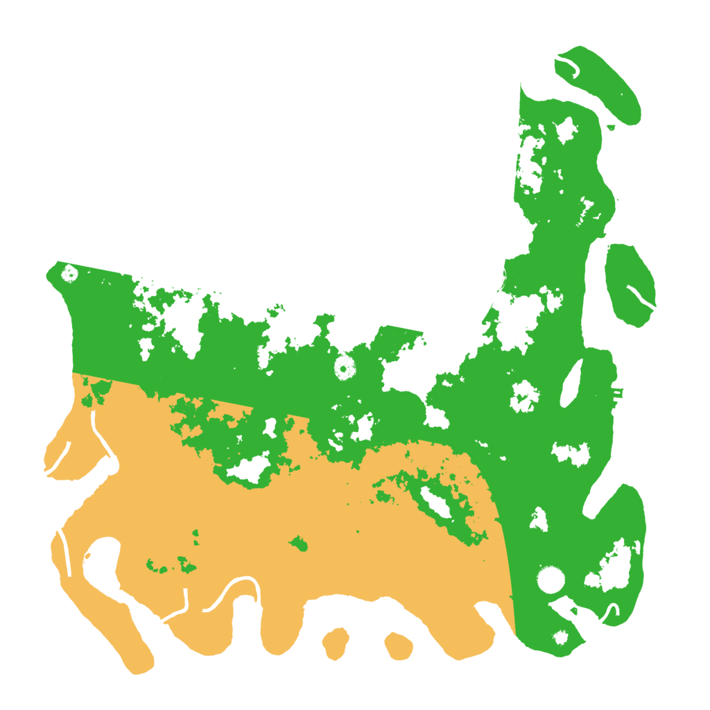 Biome Rust Map: Procedural Map, Size: 4600, Seed: 463955660