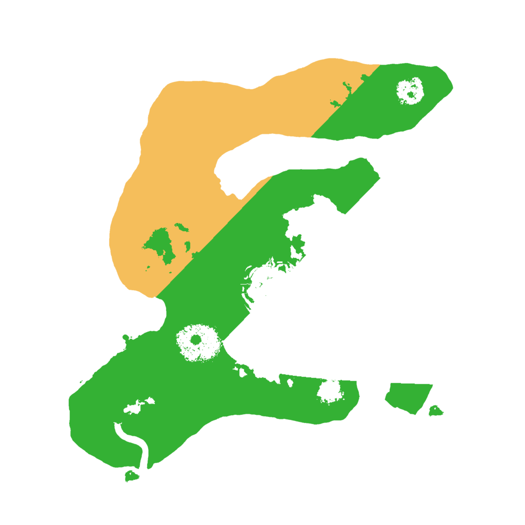 Biome Rust Map: Procedural Map, Size: 2000, Seed: 19127