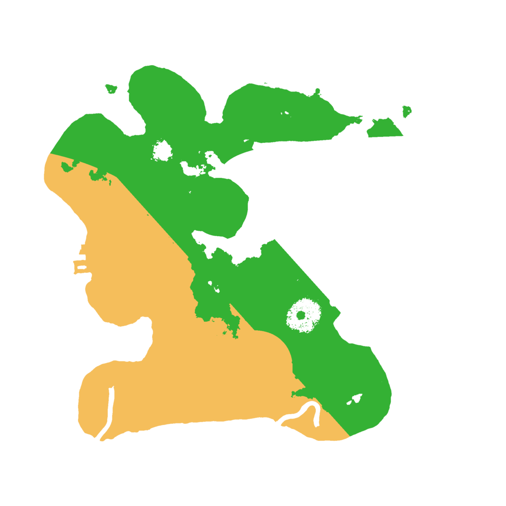 Biome Rust Map: Procedural Map, Size: 2300, Seed: 1312