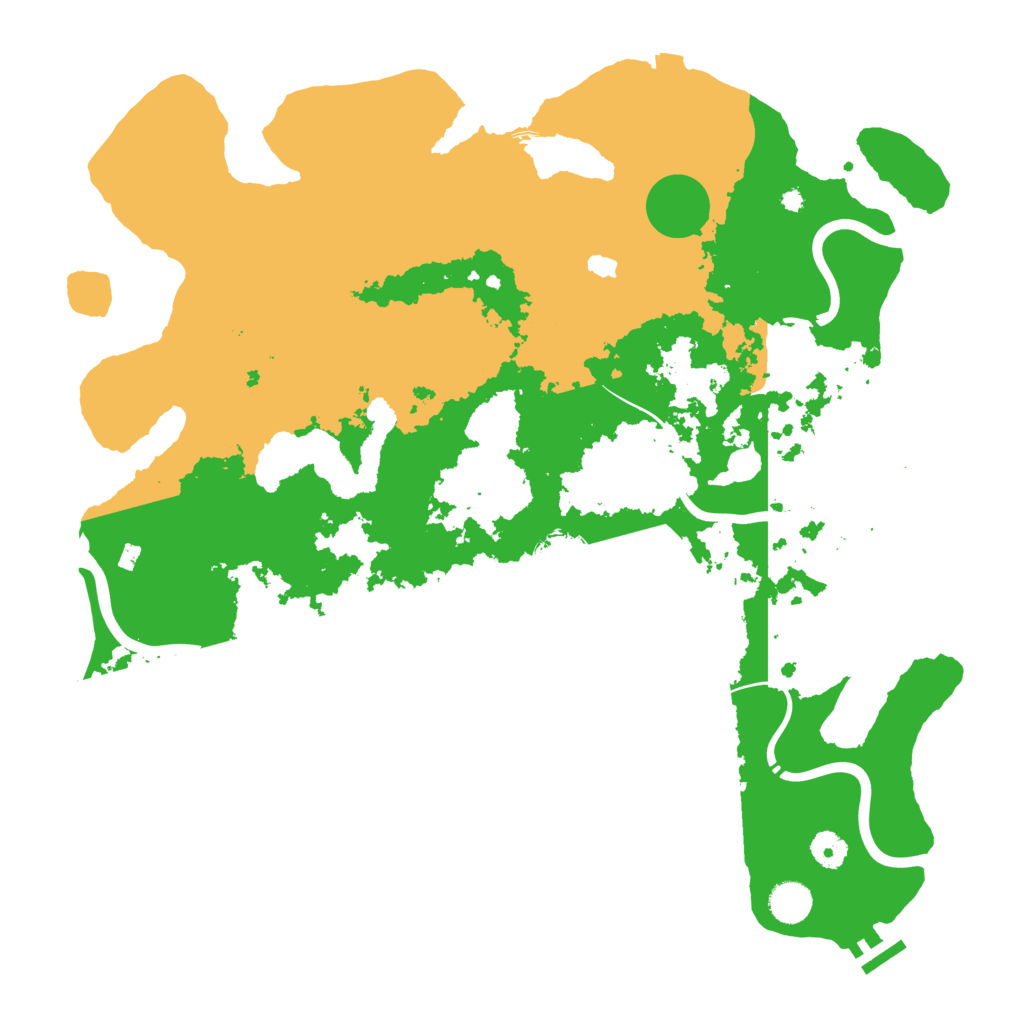 Biome Rust Map: Procedural Map, Size: 4250, Seed: 1177960985