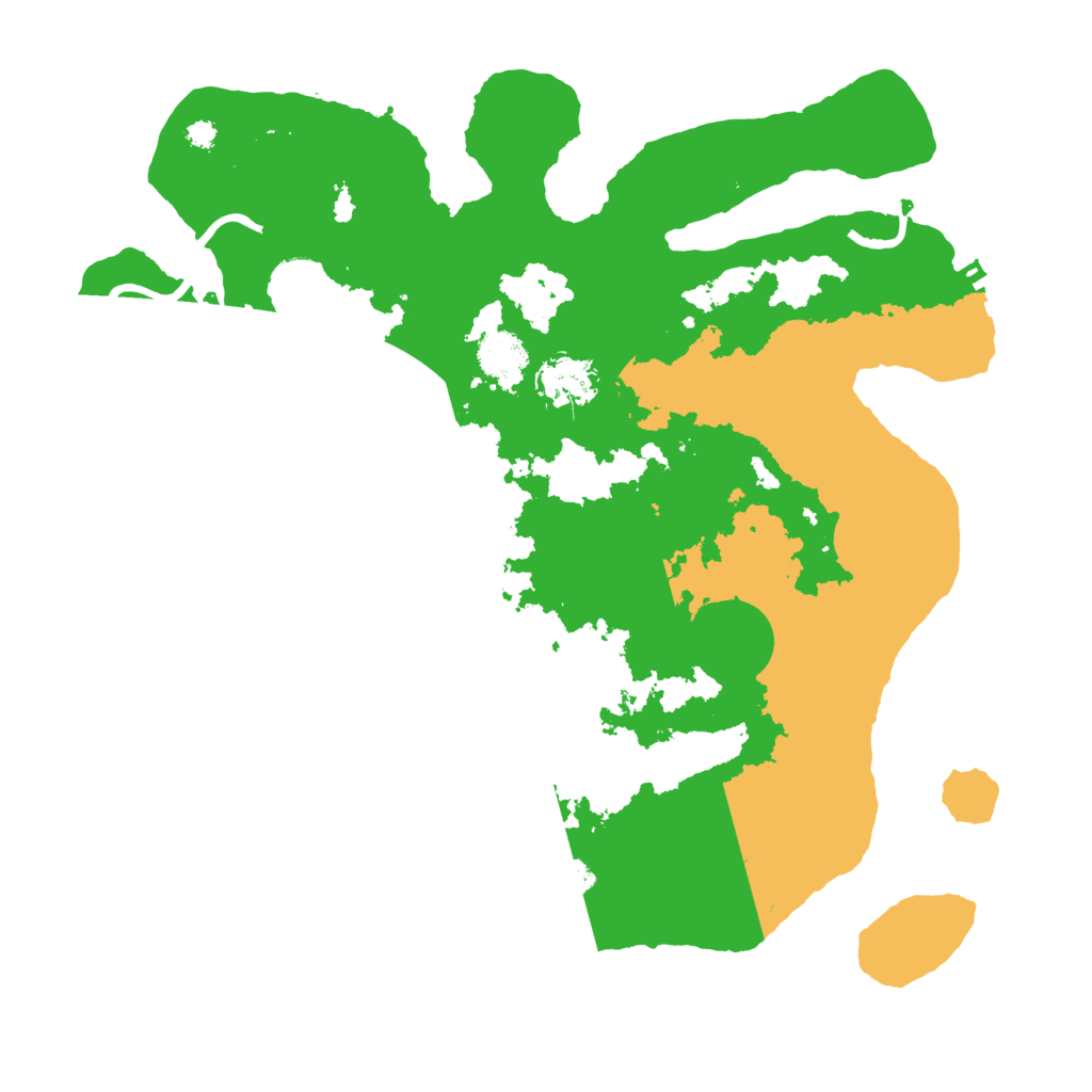 Biome Rust Map: Procedural Map, Size: 3486, Seed: 48465234