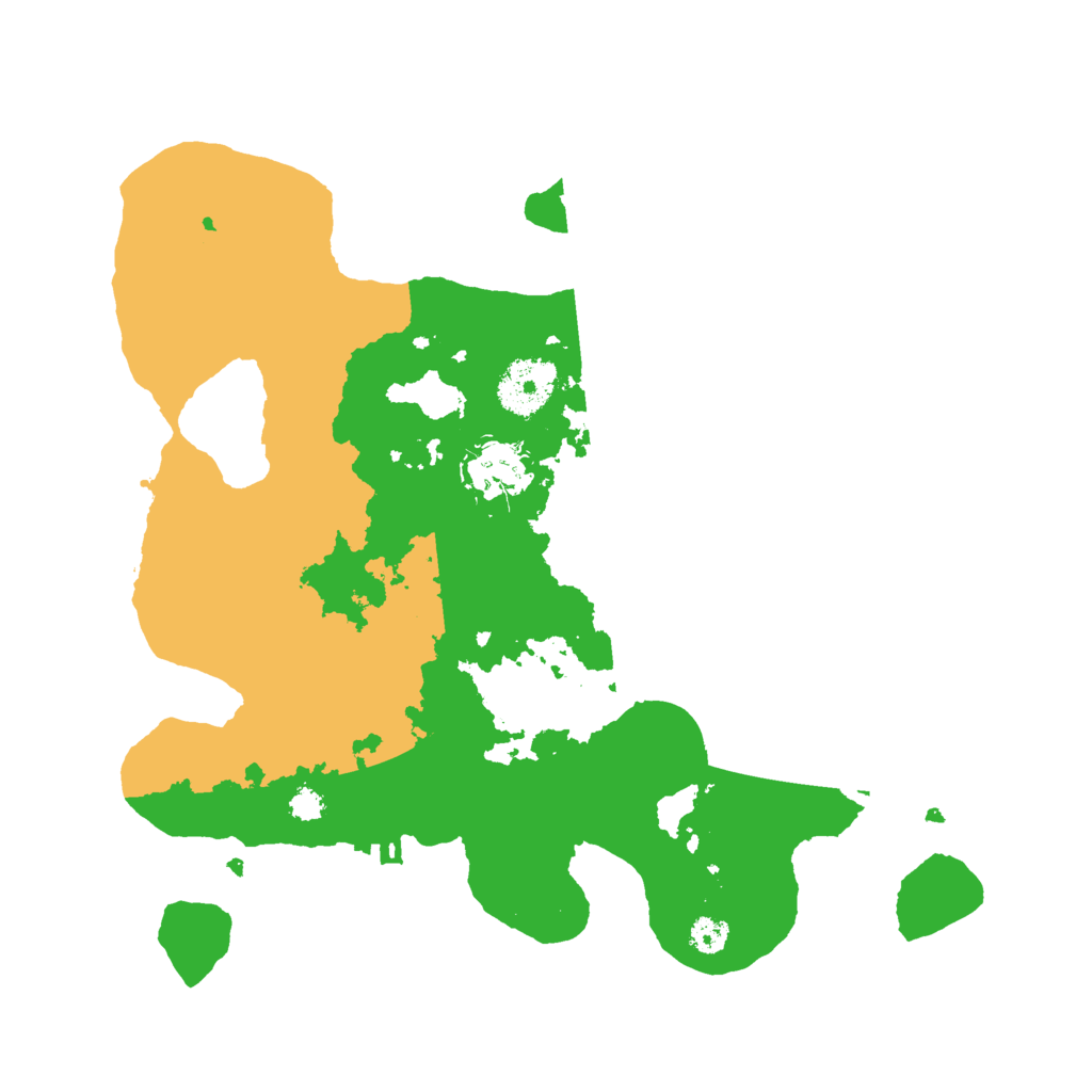 Biome Rust Map: Procedural Map, Size: 3000, Seed: 121461425