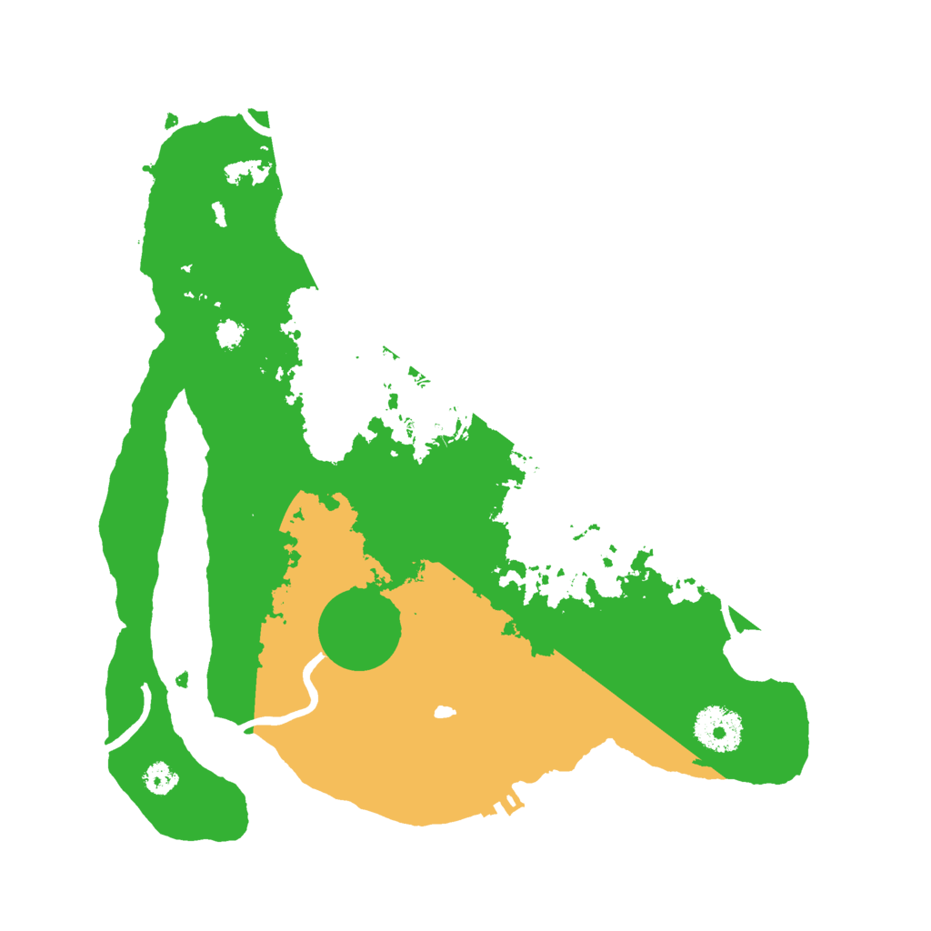 Biome Rust Map: Procedural Map, Size: 3000, Seed: 831718801