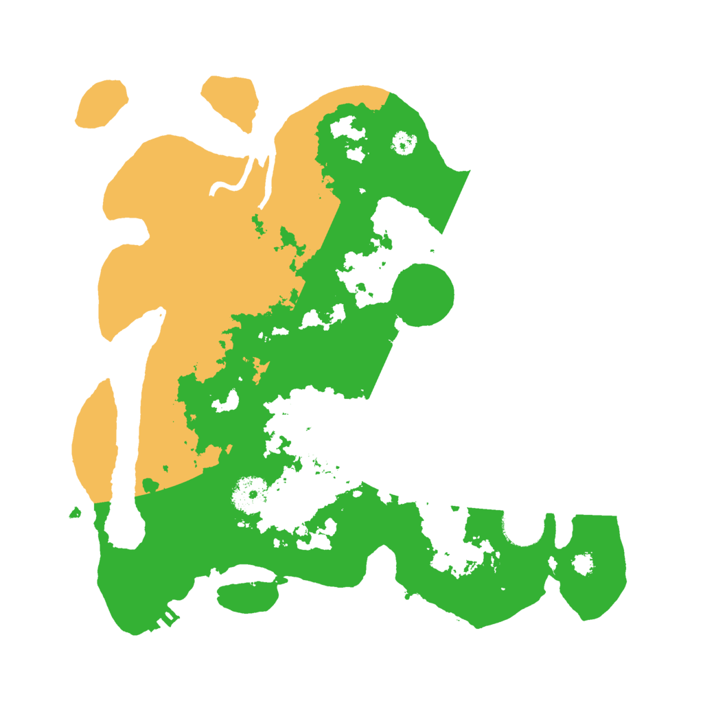 Biome Rust Map: Procedural Map, Size: 3000, Seed: 83897668