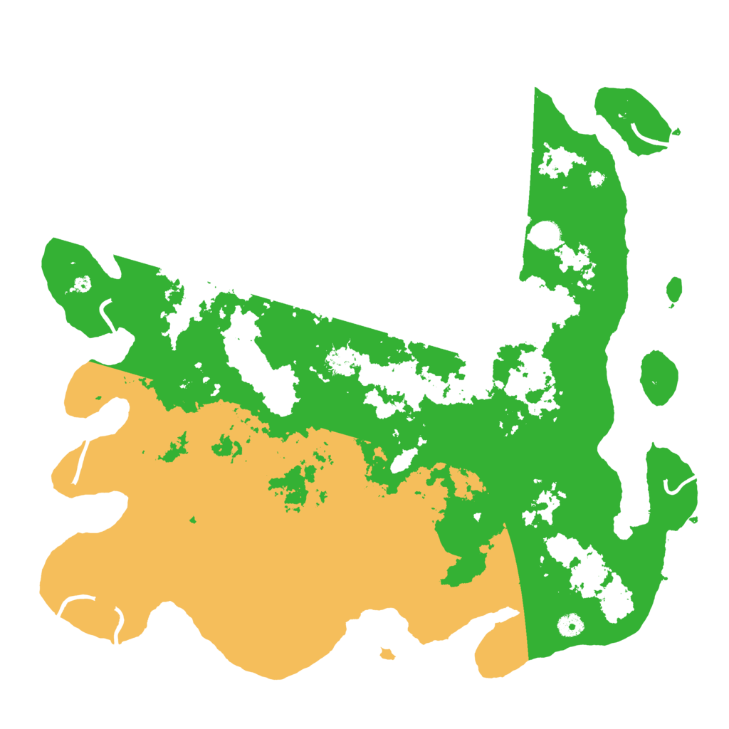 Biome Rust Map: Procedural Map, Size: 4500, Seed: 159357