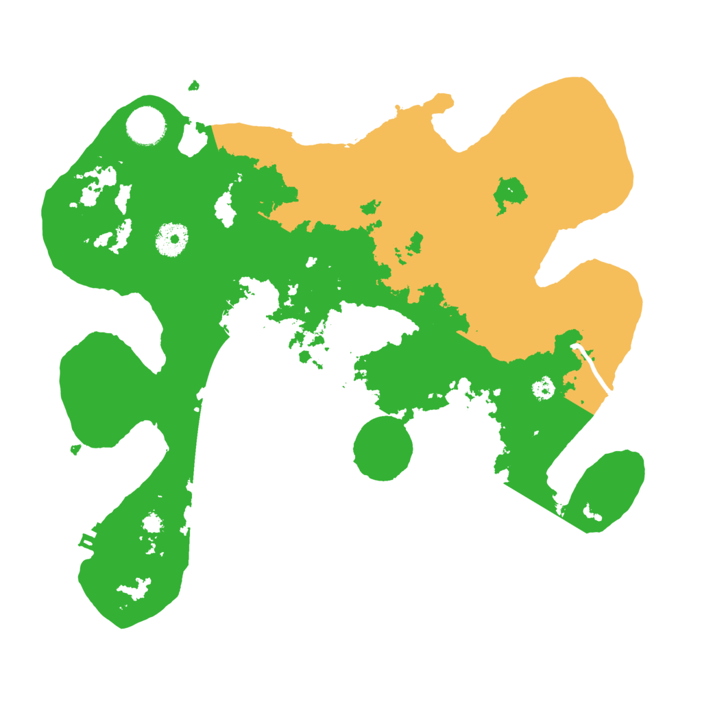 Biome Rust Map: Procedural Map, Size: 3200, Seed: 947790820