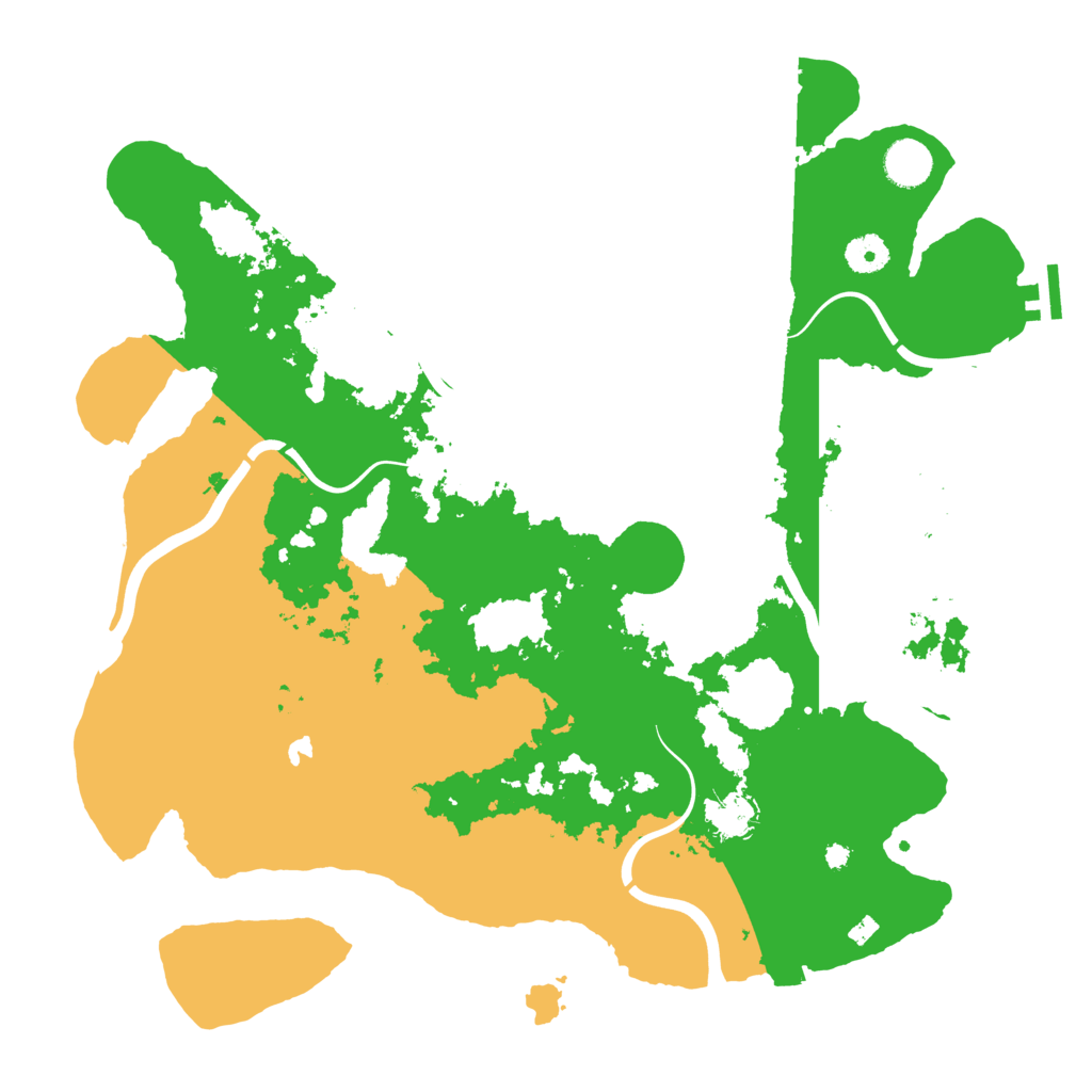 Biome Rust Map: Procedural Map, Size: 4020, Seed: 2025755903