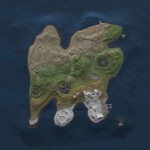 Thumbnail Rust Map: Procedural Map, Size: 2000, Seed: 2020202, 9 Monuments