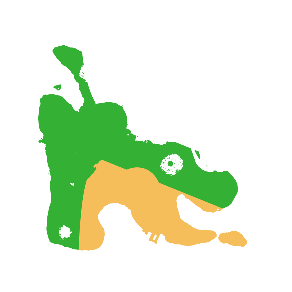 Biome Rust Map: Procedural Map, Size: 2100, Seed: 69