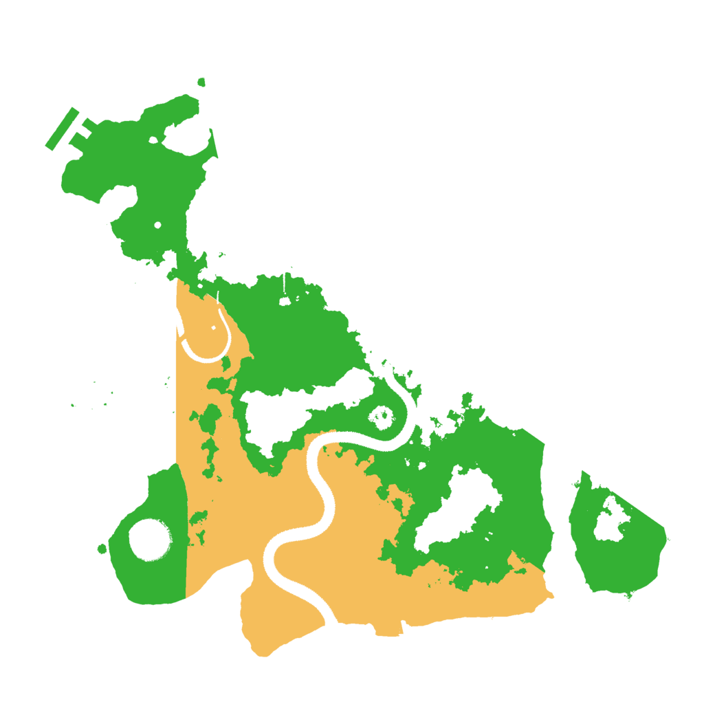 Biome Rust Map: Procedural Map, Size: 3000, Seed: 61321