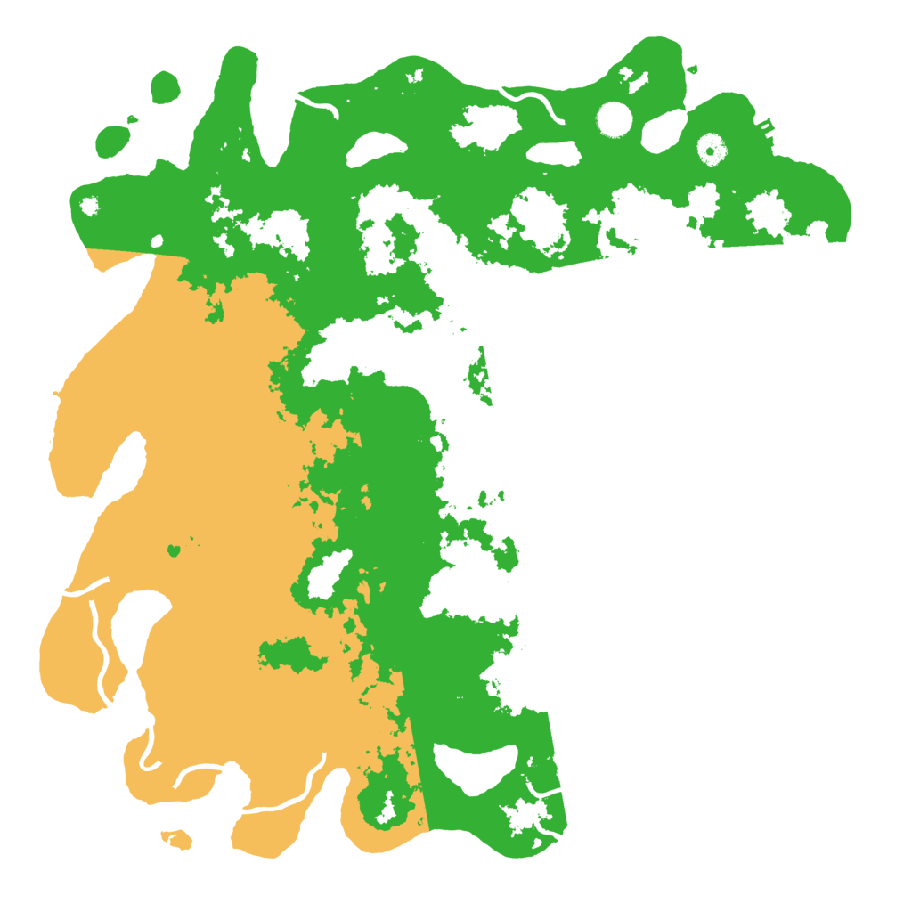 Biome Rust Map: Procedural Map, Size: 4500, Seed: 500093185