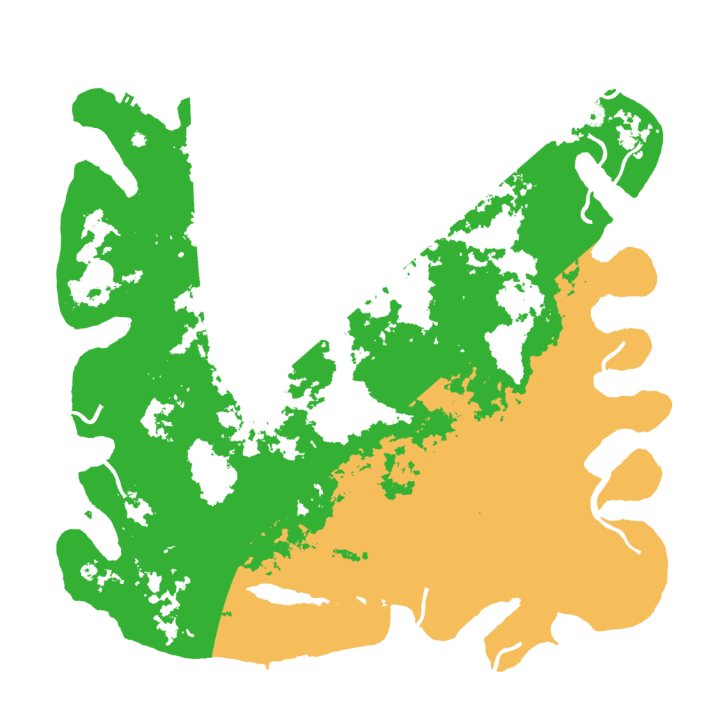Biome Rust Map: Procedural Map, Size: 4500, Seed: 154252
