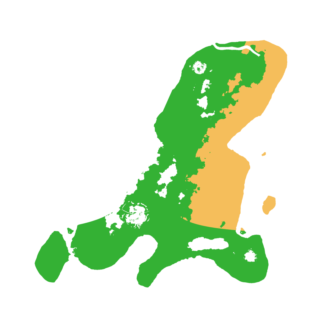 Biome Rust Map: Procedural Map, Size: 2500, Seed: 45164441