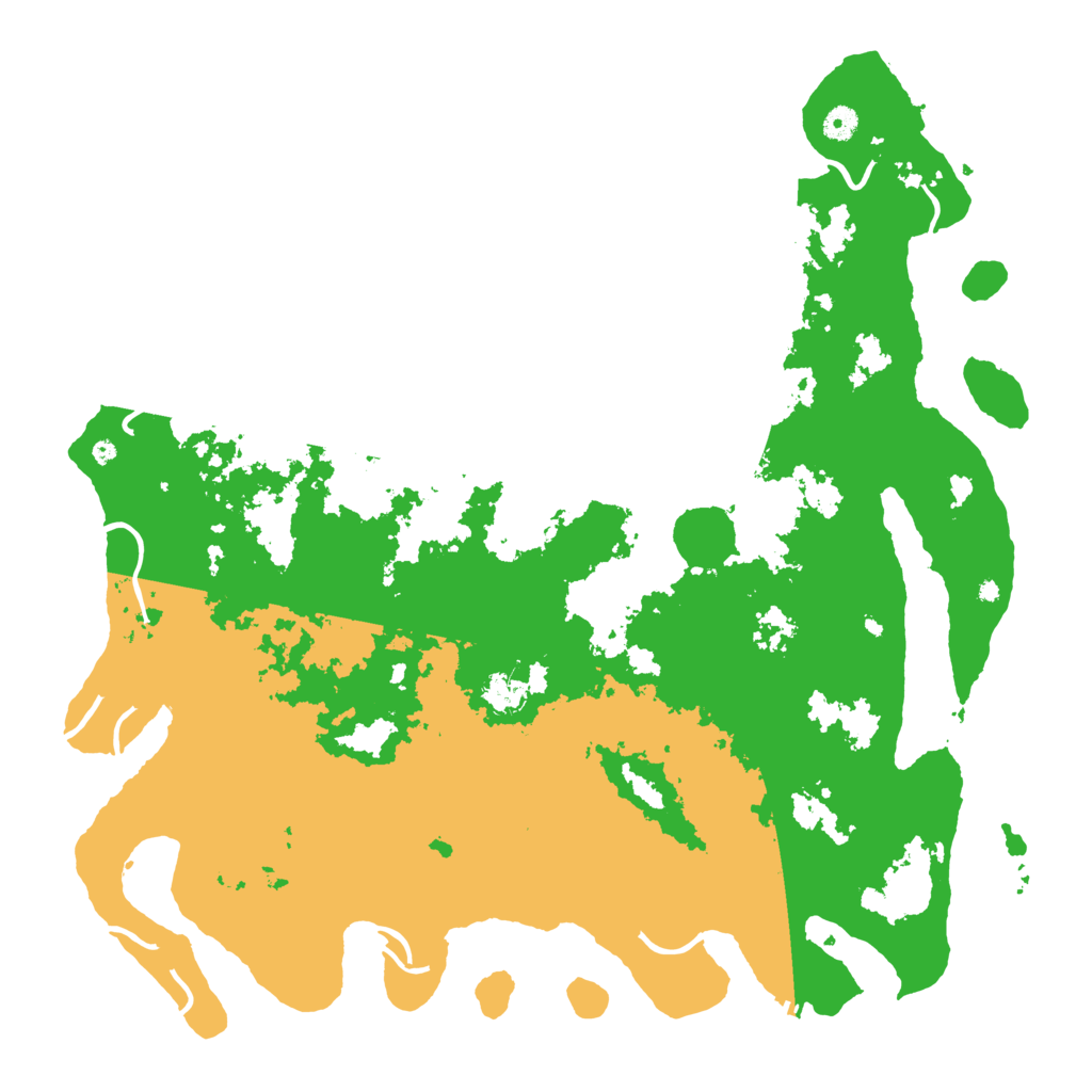 Biome Rust Map: Procedural Map, Size: 4800, Seed: 463955660