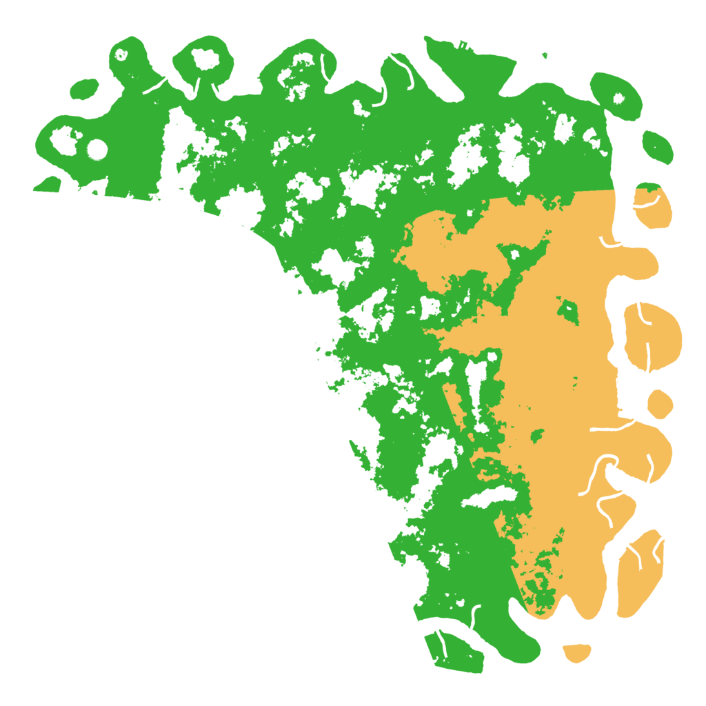 Biome Rust Map: Procedural Map, Size: 6000, Seed: 1324074450