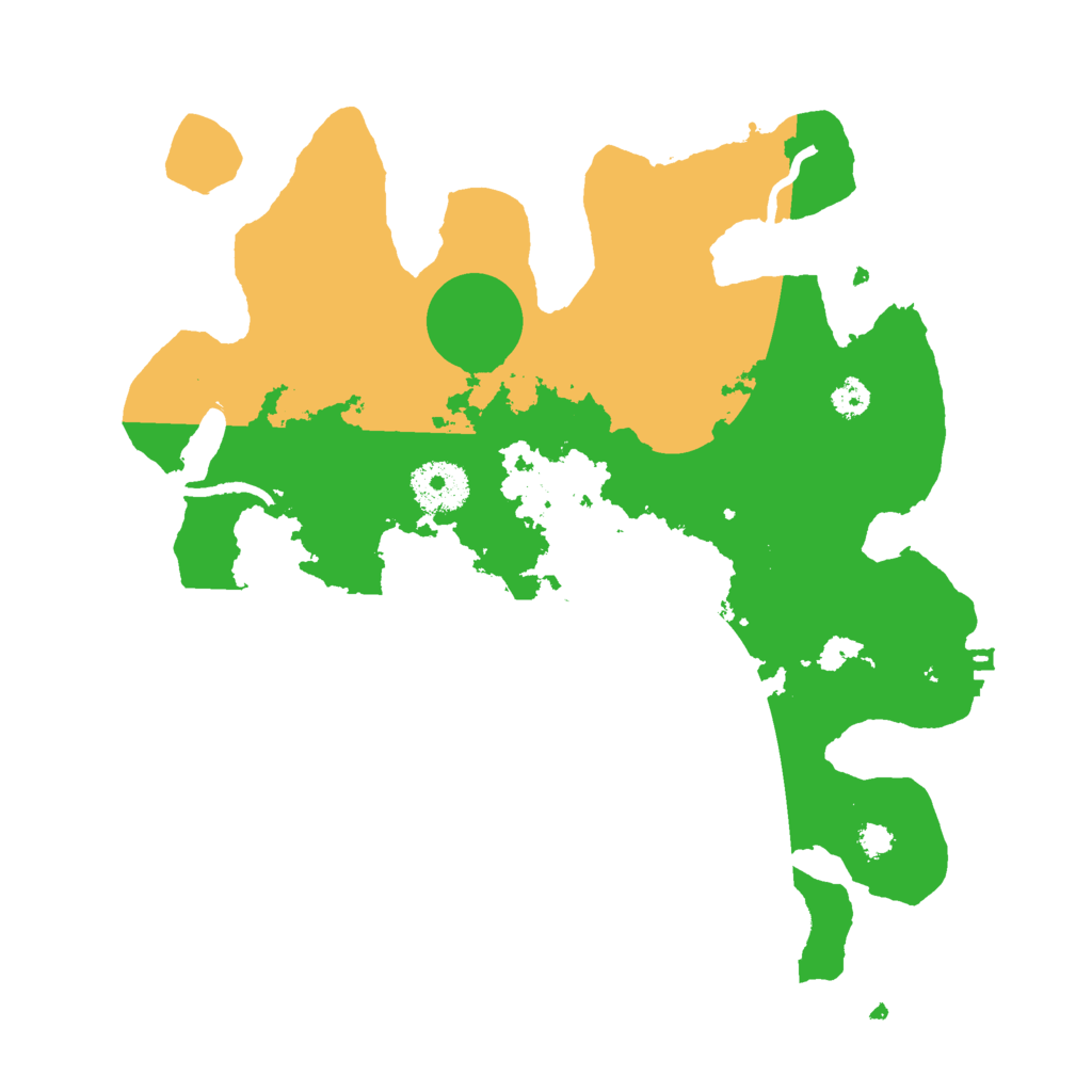 Biome Rust Map: Procedural Map, Size: 3000, Seed: 2054927519