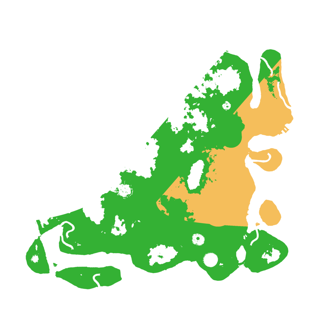 Biome Rust Map: Procedural Map, Size: 3850, Seed: 468095307