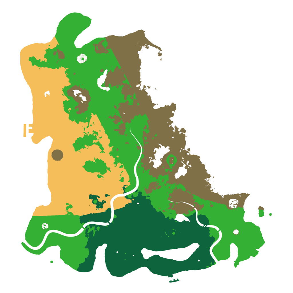 Biome Rust Map: Procedural Map, Size: 4500, Seed: 274957829