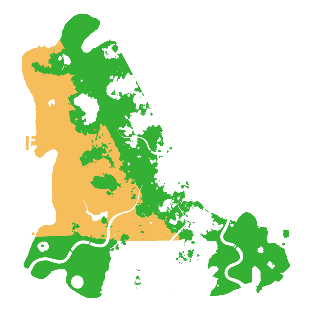 Biome Rust Map: Procedural Map, Size: 4500, Seed: 274957829