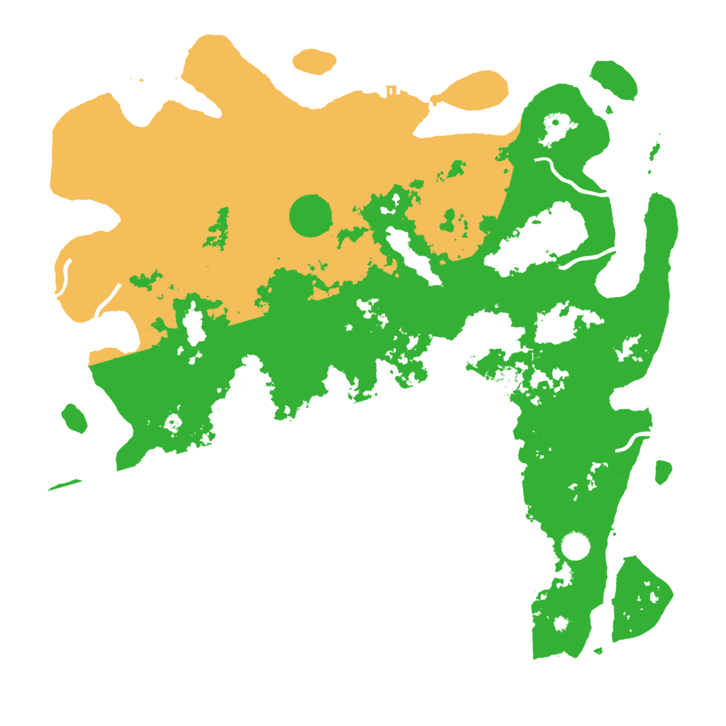 Biome Rust Map: Procedural Map, Size: 4500, Seed: 295568