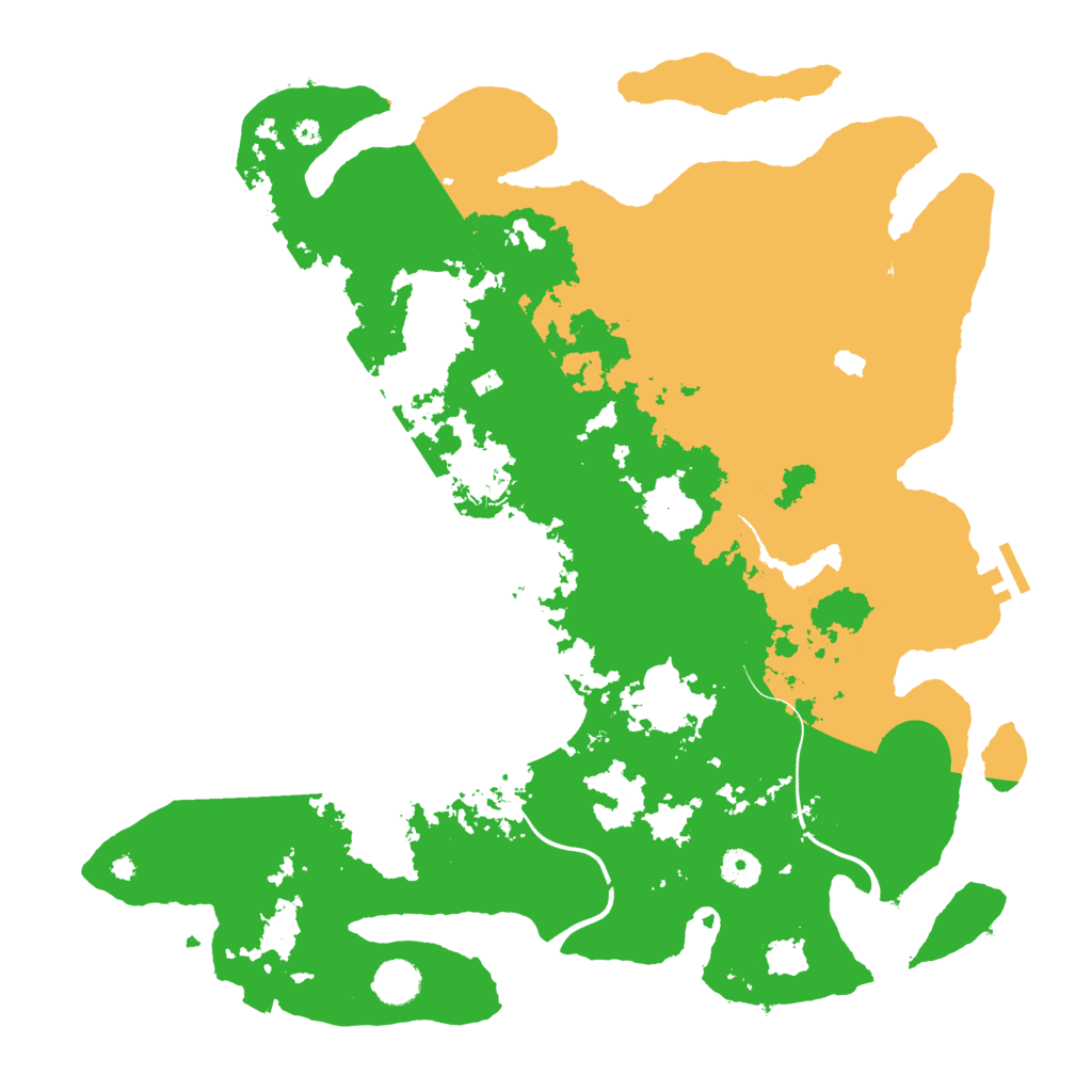 Biome Rust Map: Procedural Map, Size: 4200, Seed: 364208582