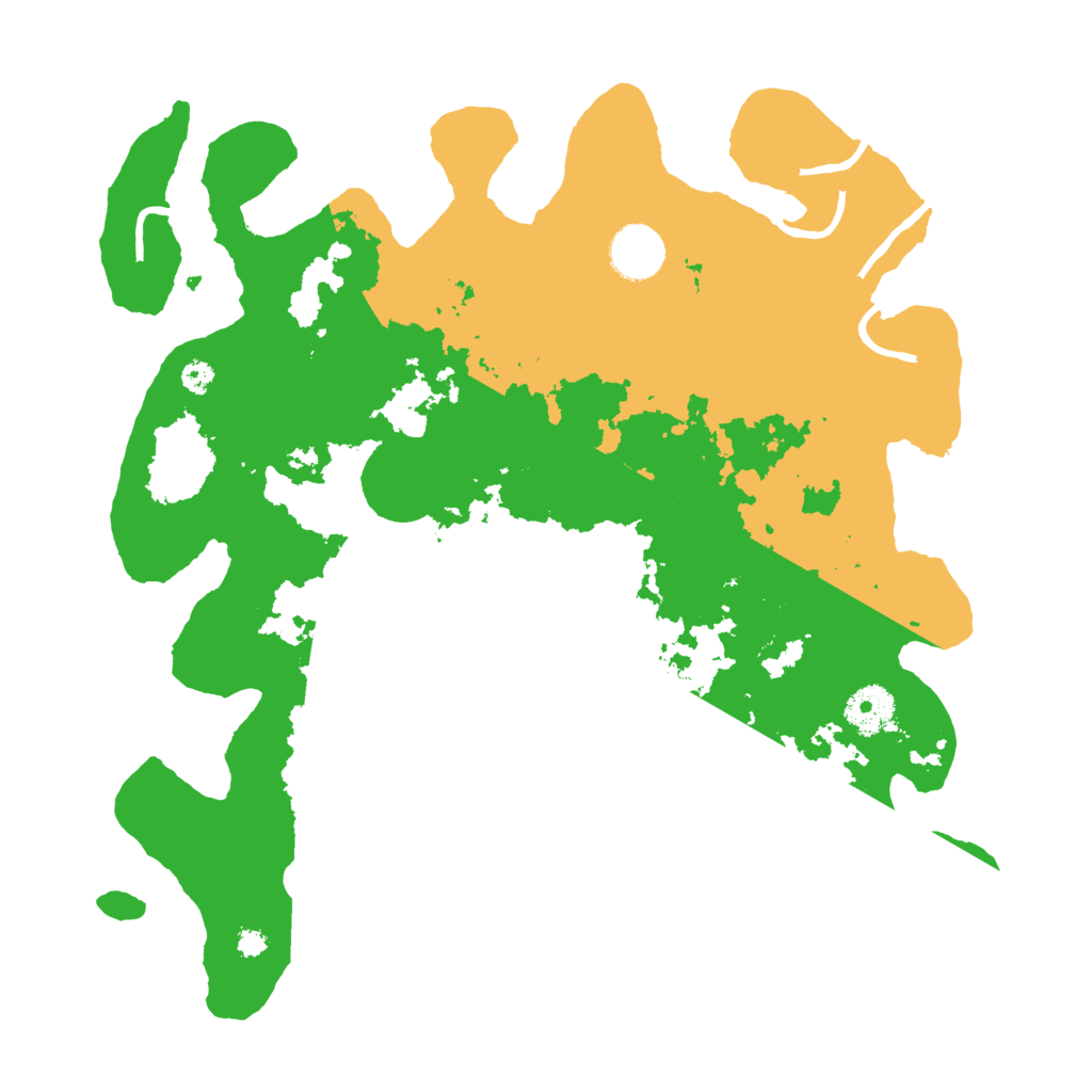 Biome Rust Map: Procedural Map, Size: 3500, Seed: 198398788