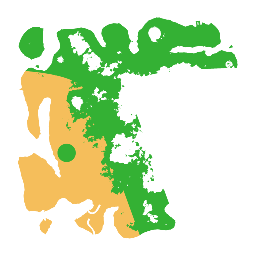 Biome Rust Map: Procedural Map, Size: 3700, Seed: 9631