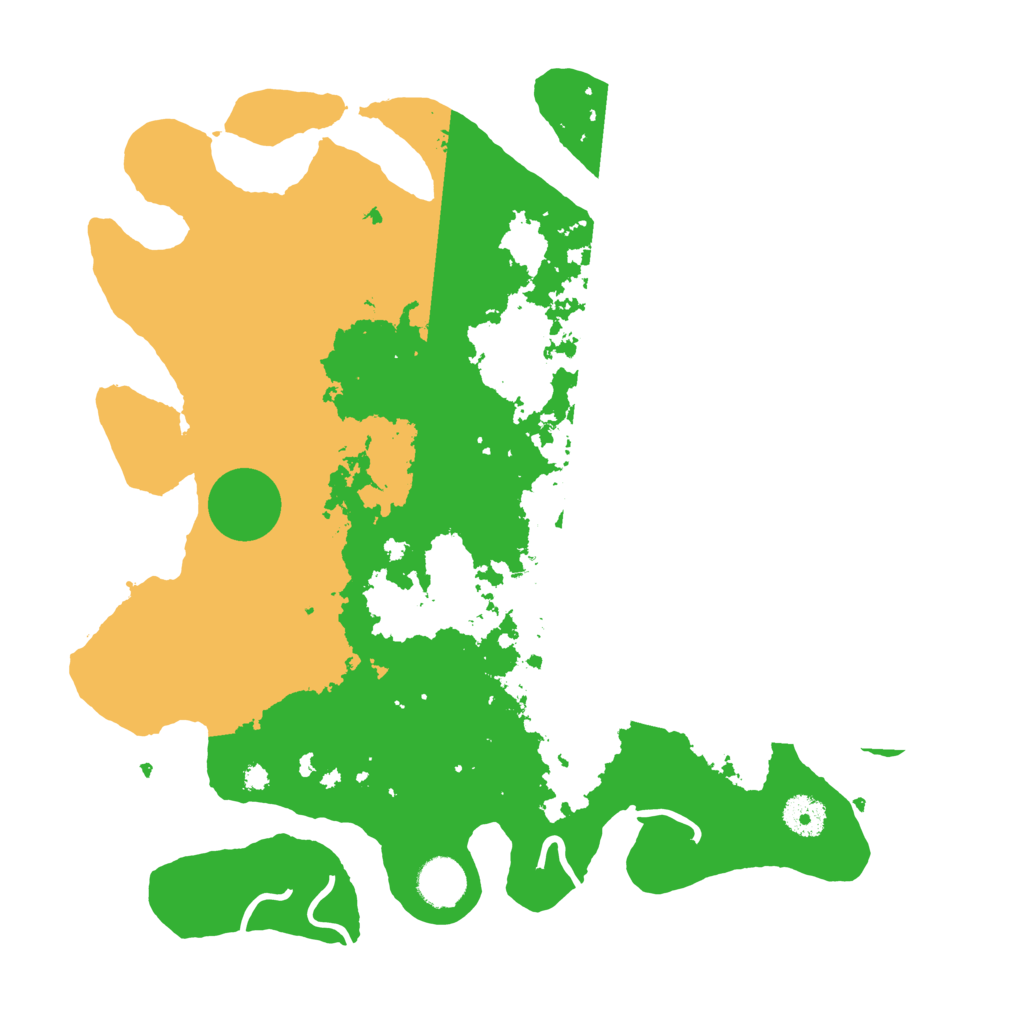 Biome Rust Map: Procedural Map, Size: 3700, Seed: 7859