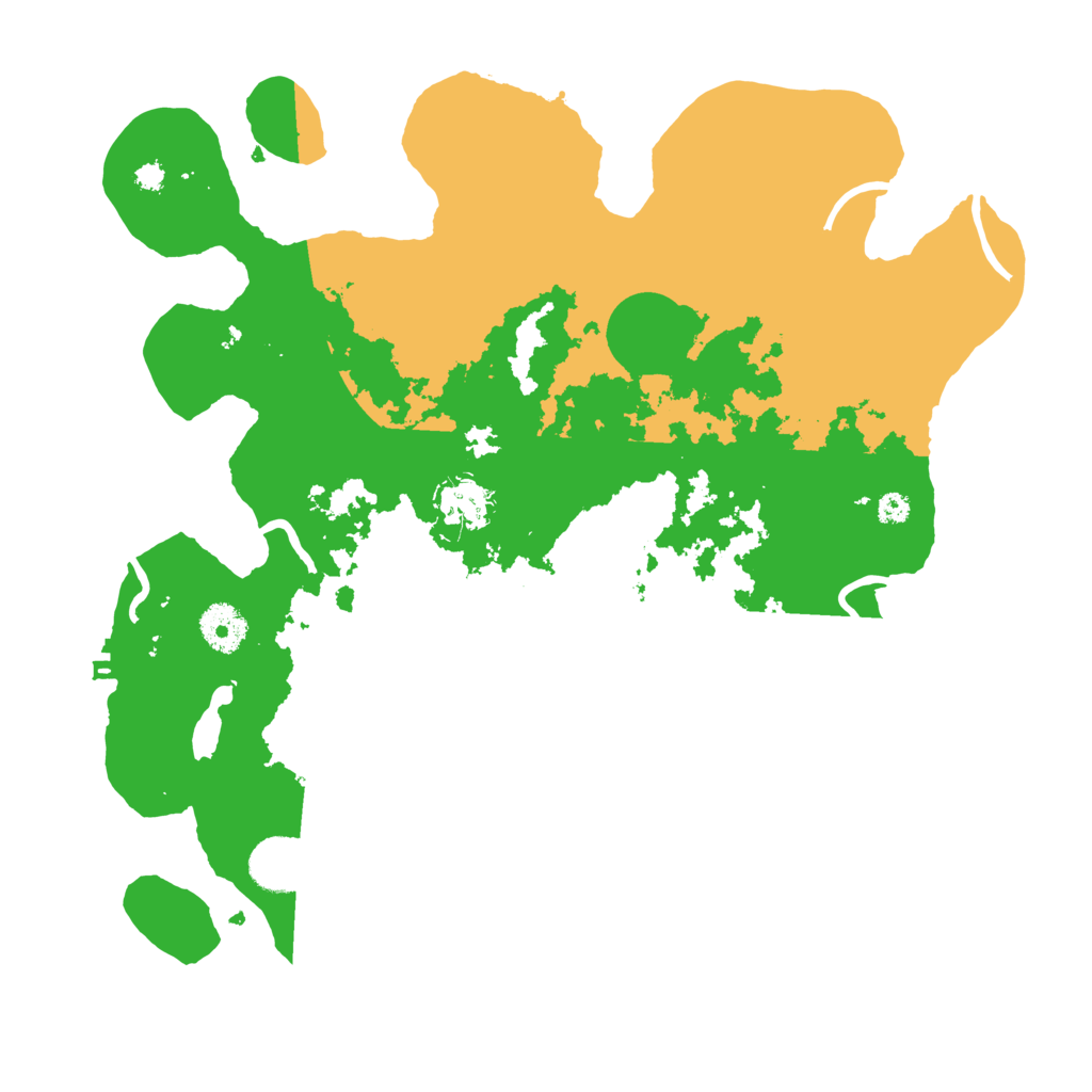 Biome Rust Map: Procedural Map, Size: 3500, Seed: 1331317589